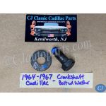 NEW 1964 1965 1966 1967 CADILLAC DEVILLE ELDORADO FLEETWOOD CALAIS 429 ENGINE CRANK CRANKSHAFT BOLT & WASHER